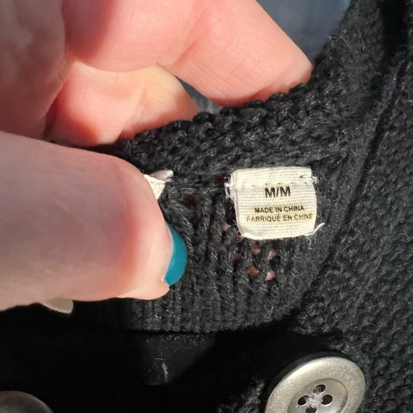 Roxy long cardigan with silver buttons - Picture 4 of 4